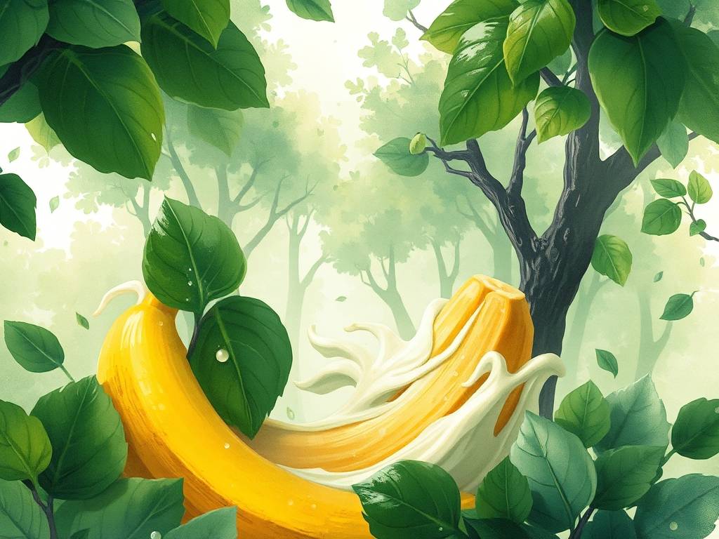 Fruit Smoothie: Banana + Spinach + Yogurt(1)