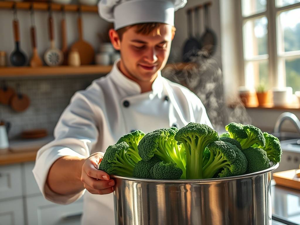Secret to Bright Green Garlic Broccoli: Add 1 Drop of Oil When Blanching, Rich Garlic Flavor, No Nutrient Loss