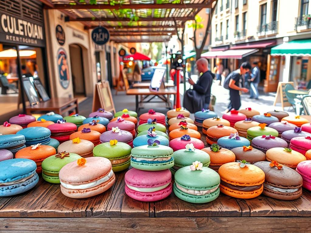 Macarons: Colorful, Cream-Filled, Crisp