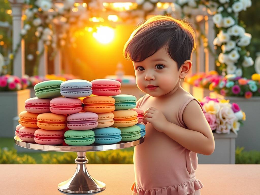 Macarons: Colorful, Cream-Filled, Crisp
