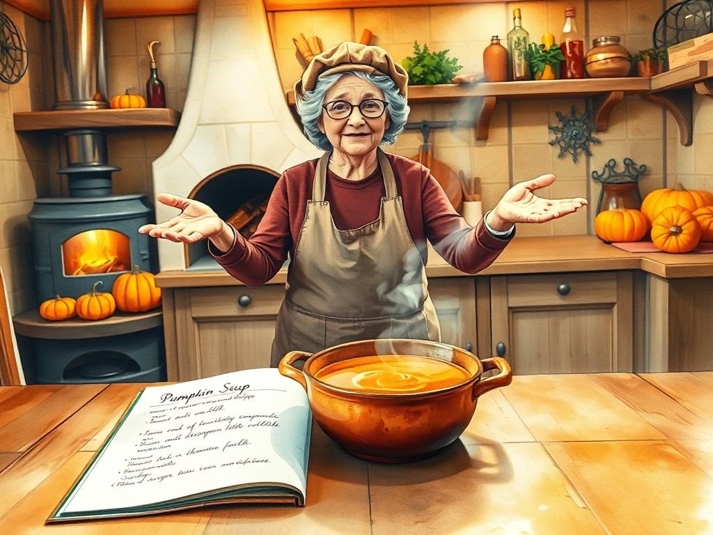 How to Make Pumpkin Soup: Roast Pumpkin, Blend with Coconut Milk(1)