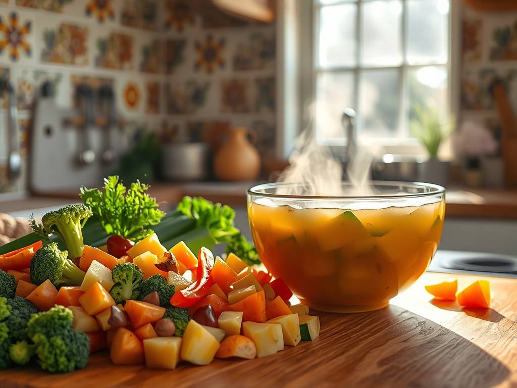 How to Make Vegetable Soup: Mixed Veg, Clear Broth, Light & Healthy