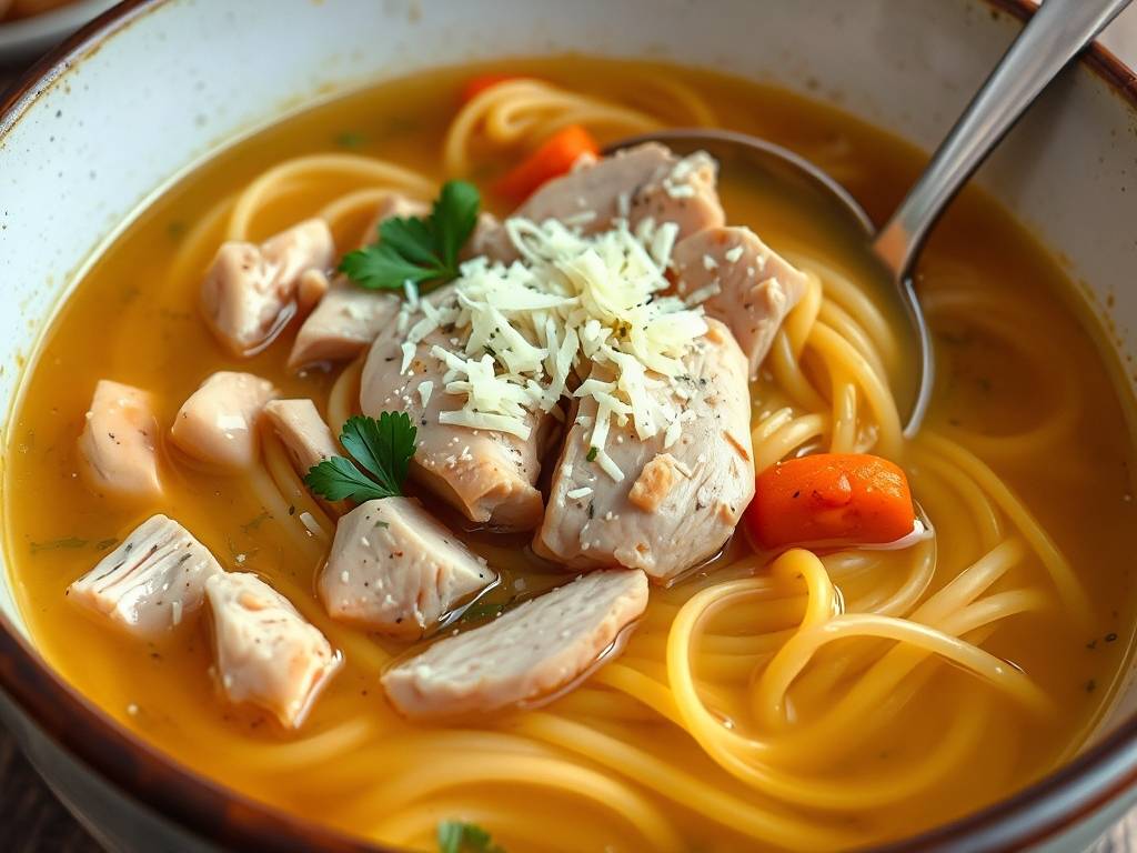 How to Make Chicken Noodle Soup: Homemade Broth, Tender Chicken & Noodles