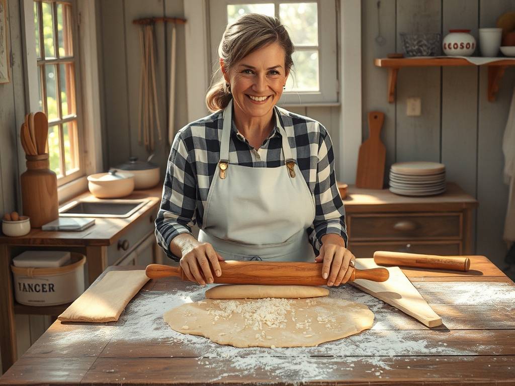 How to Make Homemade Crackers: Flour & Cheese, Roll Thin & Bake(1)