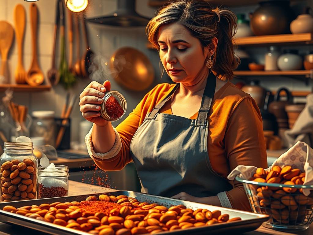 How to Make Spicy Nuts: Roast Nuts with Chili Powder, Salty-Spicy How to Make Spicy Nuts: Roast Nuts with Chili Powder, Salty-Spicy