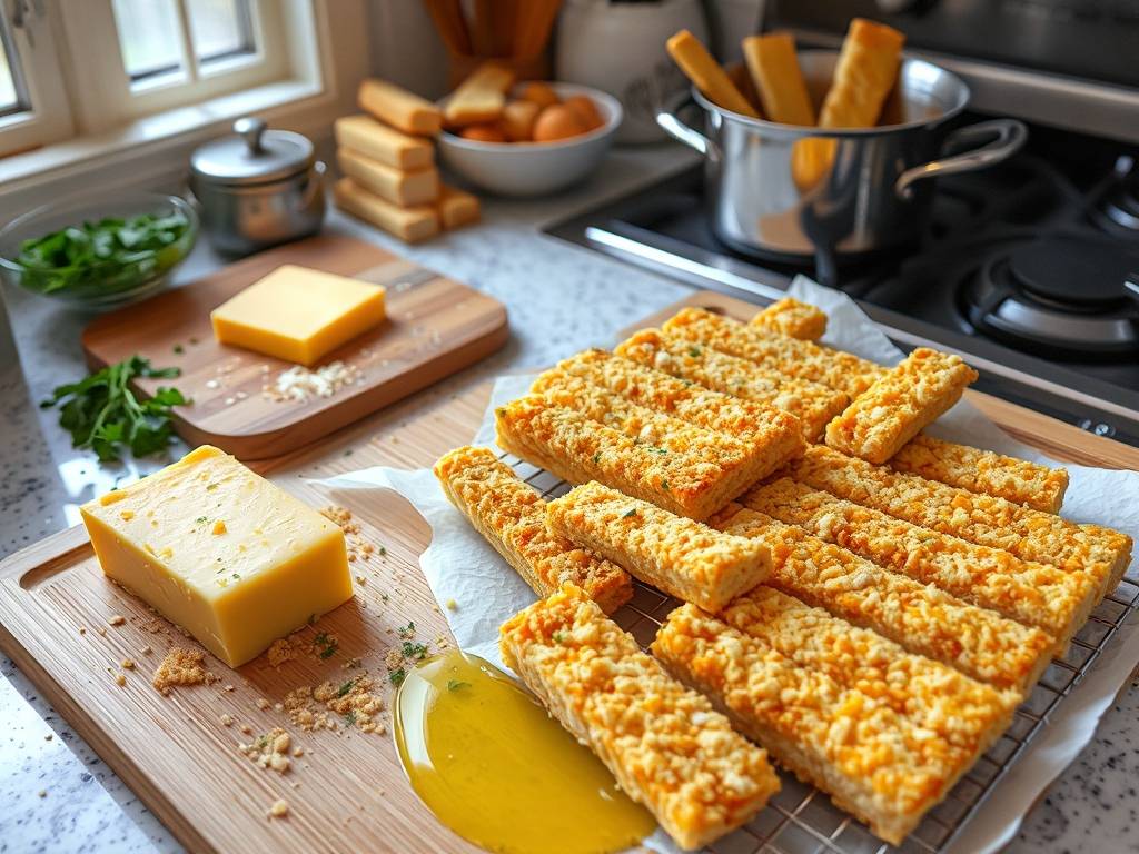 How to Make Cheese Sticks: Breadcrumb-Coat, Fry Until Golden How to Make Cheese Sticks: Breadcrumb-Coat, Fry Until Golden