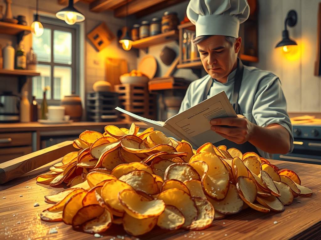 How to Make Potato Chips: Thin-Slice Potato, Bake Until Crispy How to Make Potato Chips: Thin-Slice Potato, Bake Until Crispy