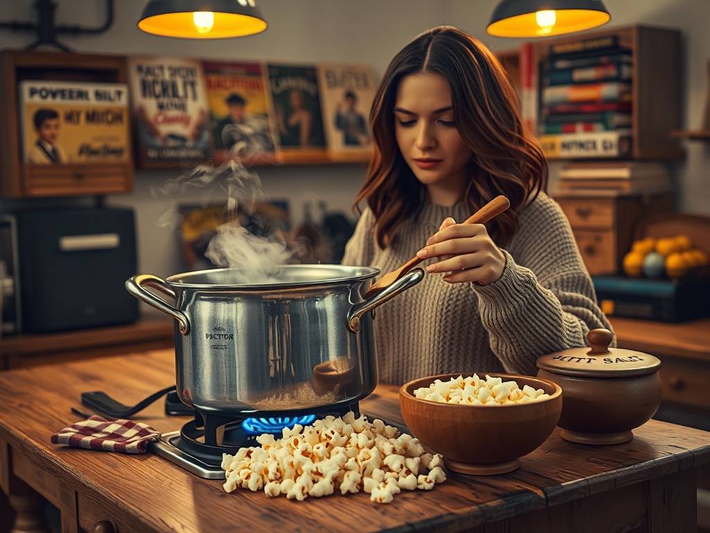 How to Make Popcorn: Stovetop, Butter & Salt, Movie Night Snack How to Make Popcorn: Stovetop, Butter & Salt, Movie Night Snack