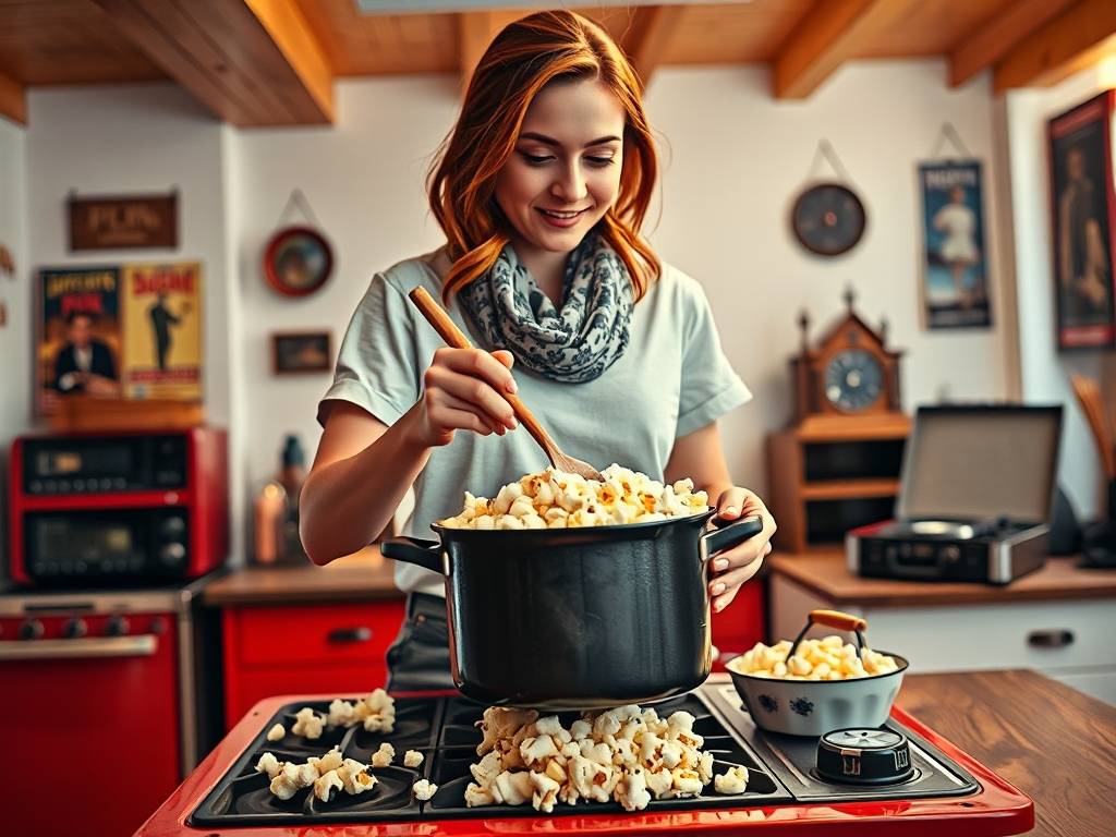 How to Make Popcorn: Stovetop, Butter & Salt, Movie Night Snack(1)