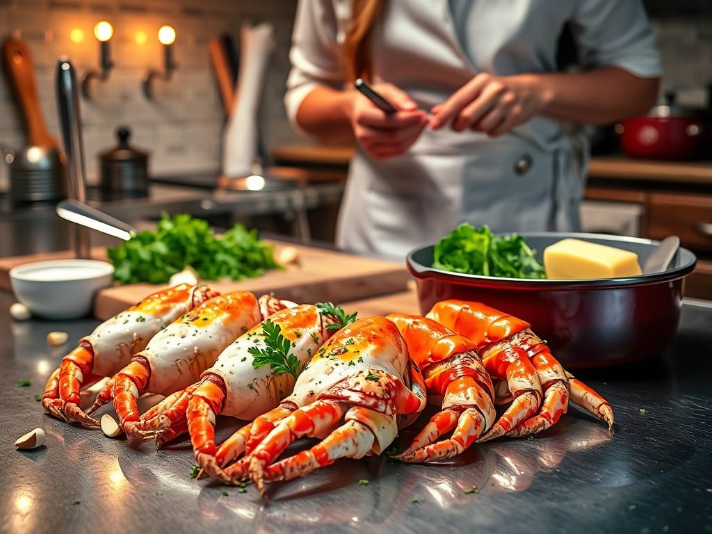 How to Cook Crab Legs with Garlic and Parsley Butter How to Cook Crab Legs with Garlic and Parsley Butter