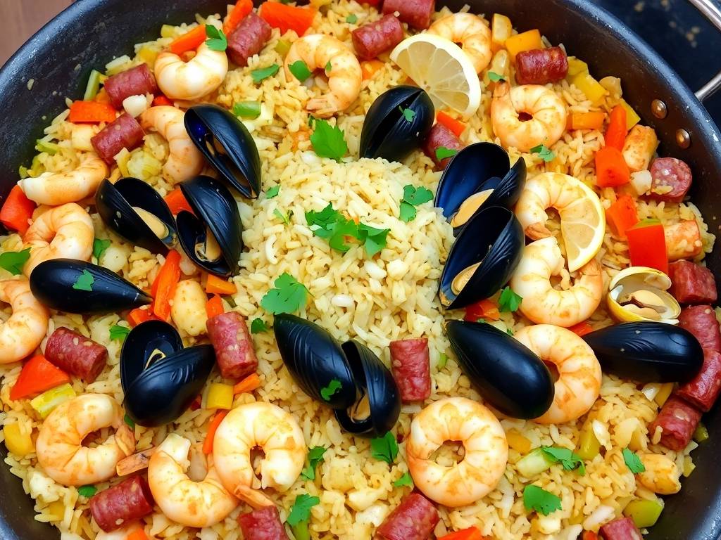How to Make Seafood Paella with Chicken and Sausage How to Make Seafood Paella with Chicken and Sausage