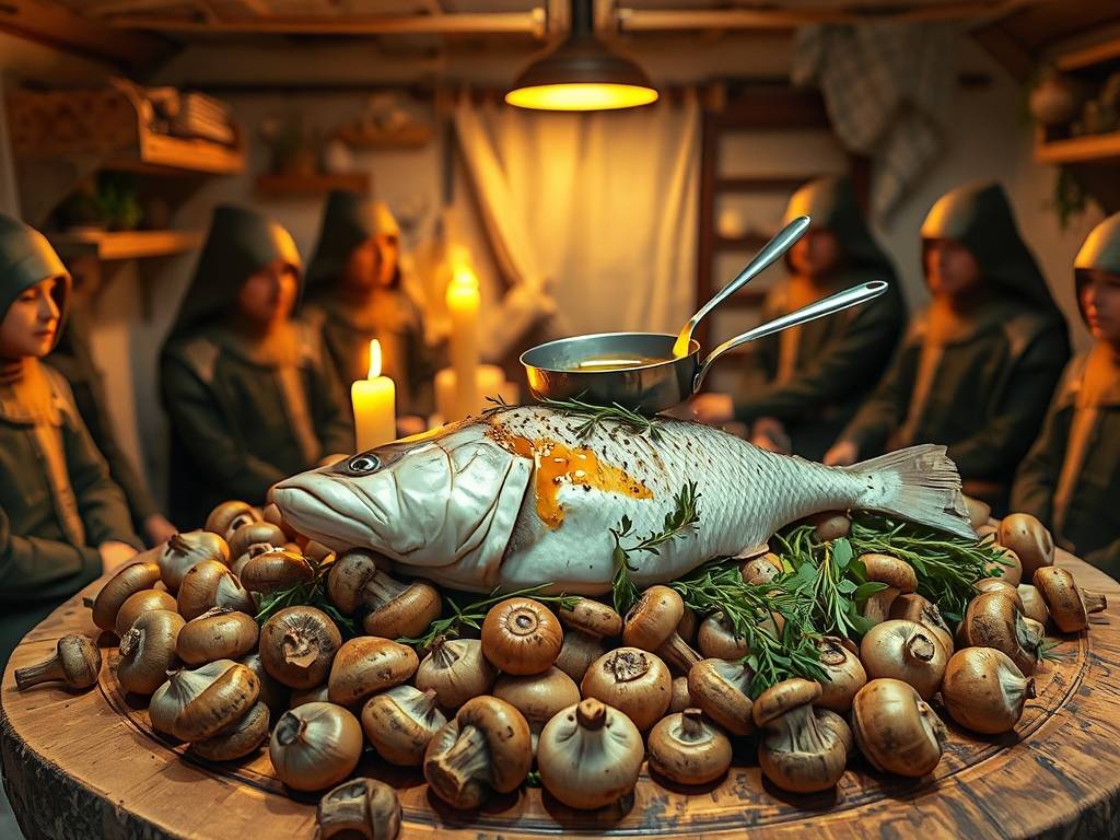 How to Bake Cod with Mushroom and Butter Sauce