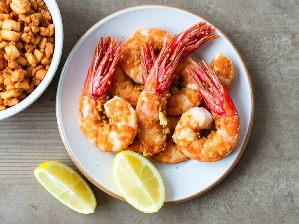 How to Make Fried Shrimp with Tartar and Lemon