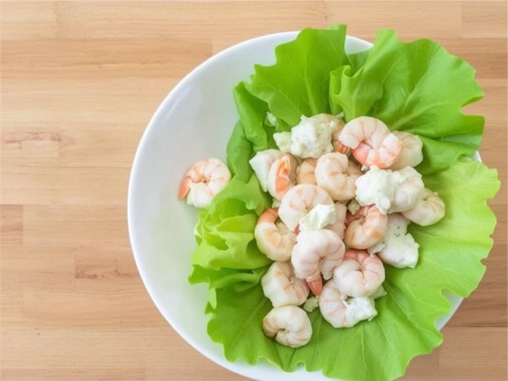 How to Make Shrimp Salad with Mayo and Lettuce(1)