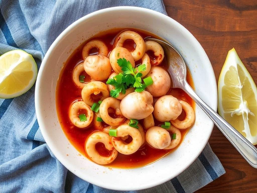 How to Cook Squid with Garlic and Chili Butter Sauce(1)