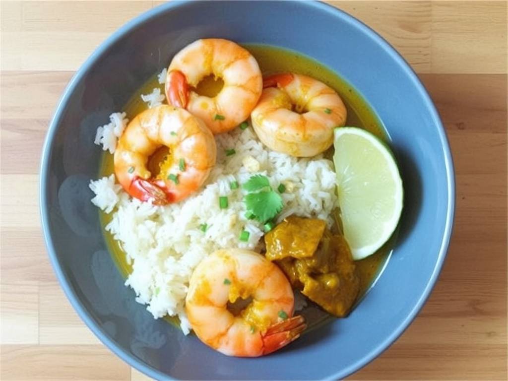 How to Cook Prawns with Coconut Curry and Rice How to Cook Prawns with Coconut Curry and Rice