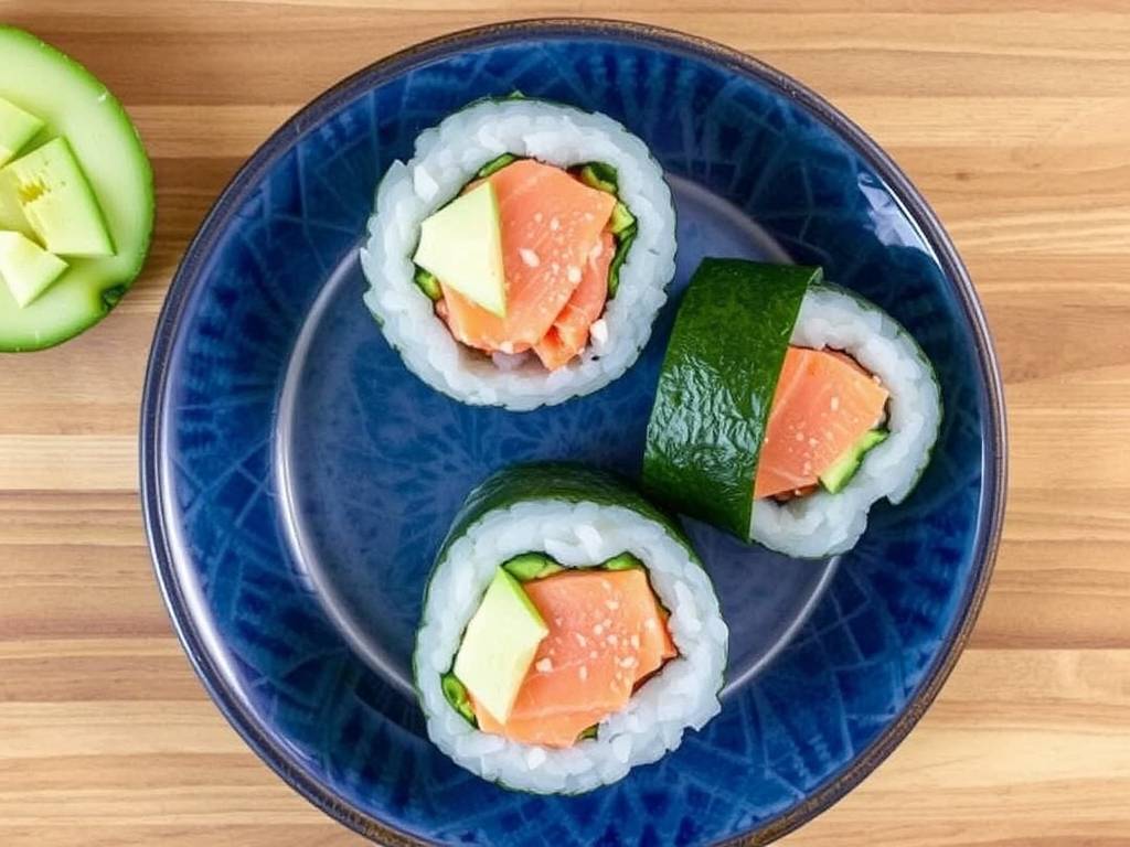 How to Make Salmon Sushi with Cucumber(1)