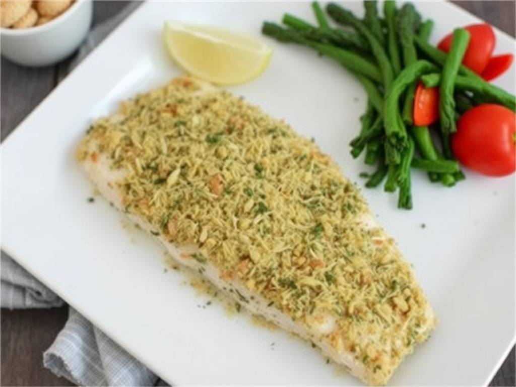 How to Bake Fish with Herb and Parmesan Crust(1)