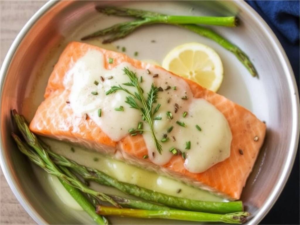 How to Cook Salmon with Lemon and Dill Butter Sauce