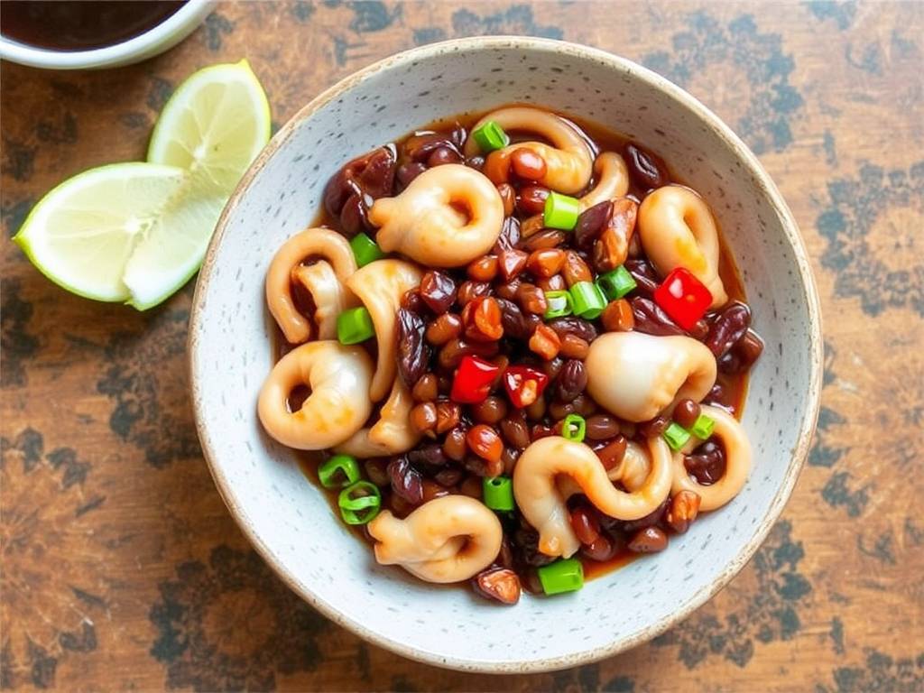 How to Cook Squid with Black Bean and Chili Sauce How to Cook Squid with Black Bean and Chili Sauce
