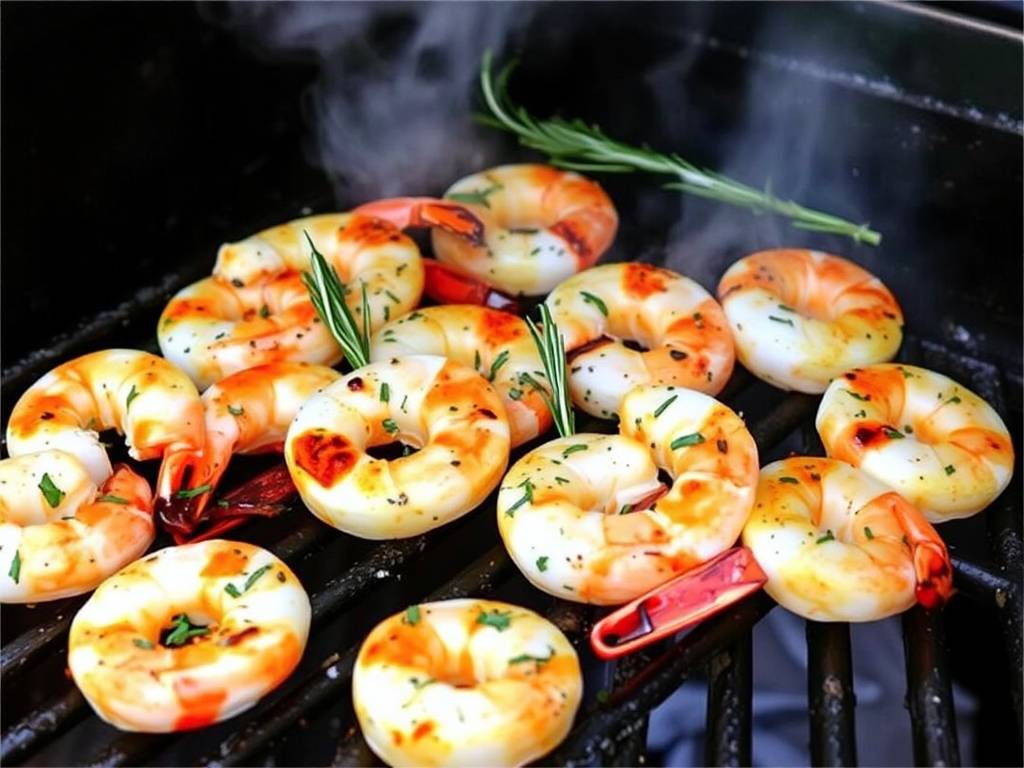 How to Grill Shrimp with Rosemary and Garlic Butter