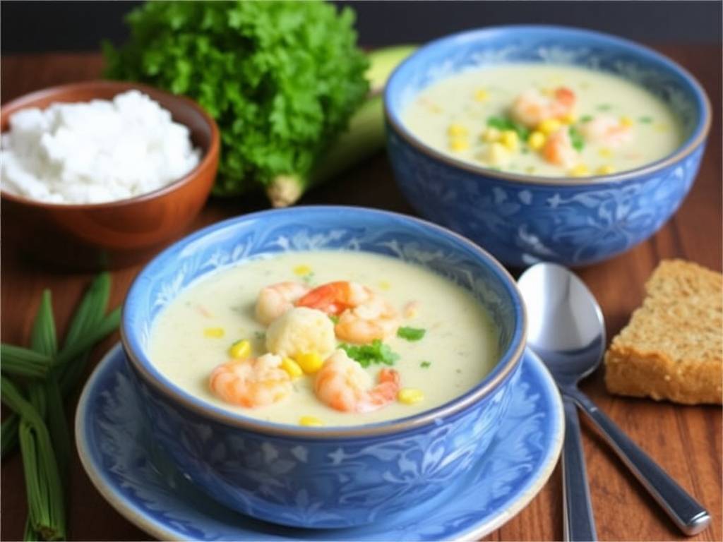 How to Make Shrimp and Corn Chowder with Cream