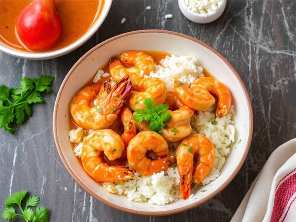 How to Cook Prawns with Curry Sauce and Rice How to Cook Prawns with Curry Sauce and Rice