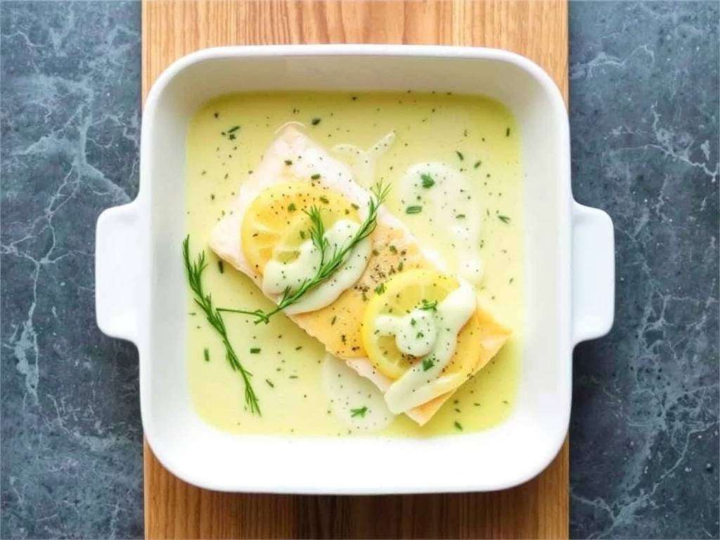 How to Bake Cod with Lemon and Dill Sauce How to Bake Cod with Lemon and Dill Sauce