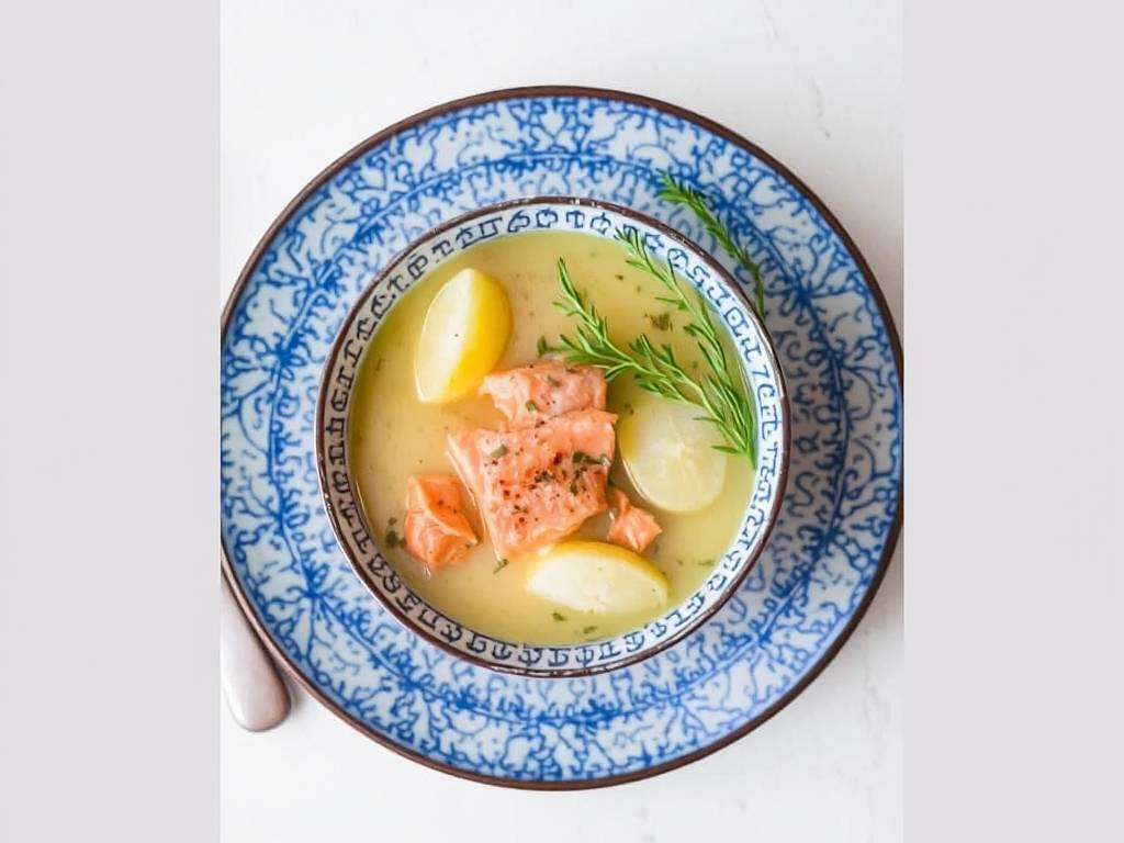 How to Make Salmon Soup with Potatoes(1)