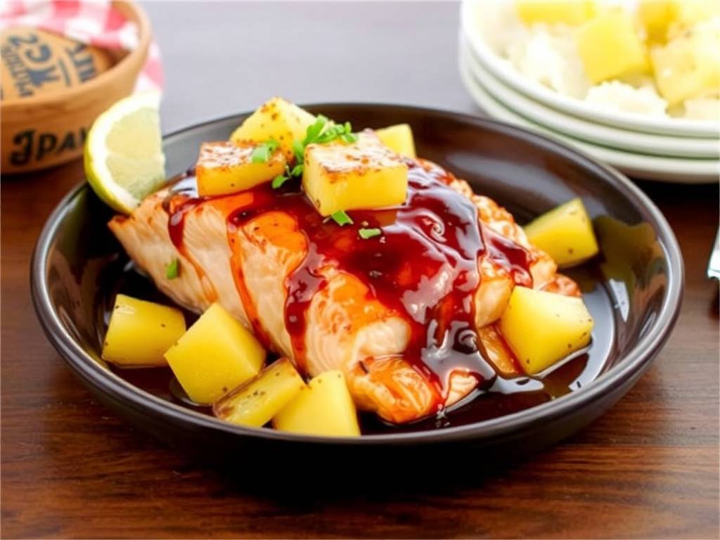 How to Bake Salmon with Teriyaki Sauce and Pineapple How to Bake Salmon with Teriyaki Sauce and Pineapple