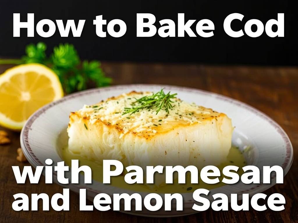 How to Bake Cod with Parmesan and Lemon Sauce