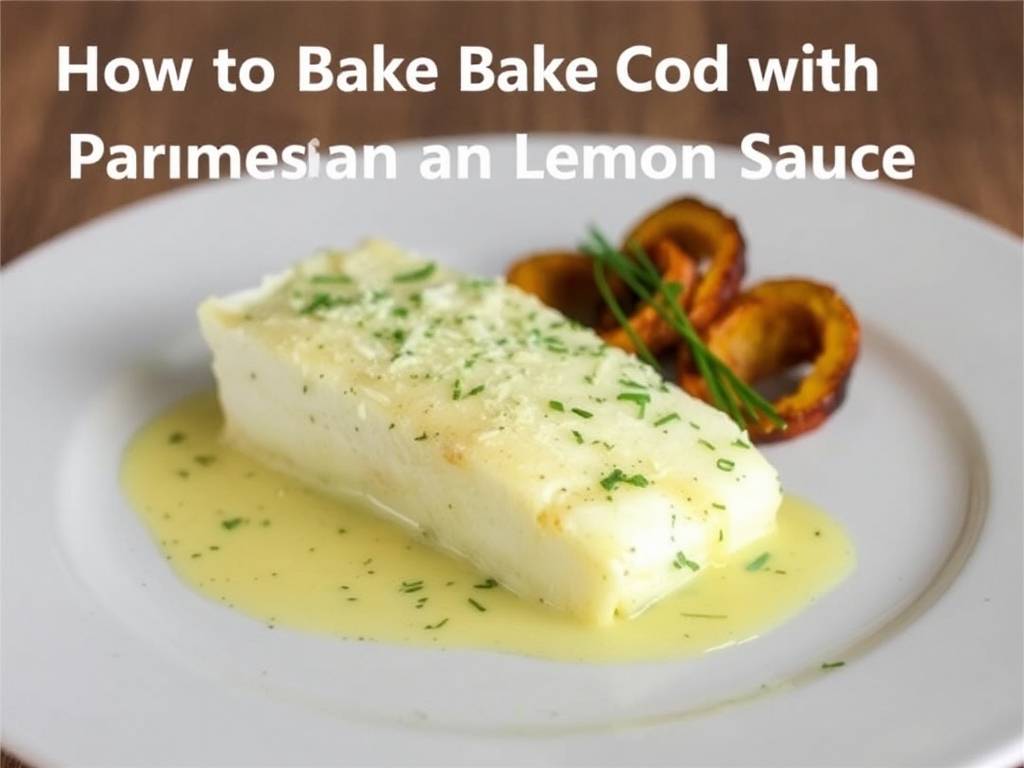 How to Bake Cod with Parmesan and Lemon Sauce How to Bake Cod with Parmesan and Lemon Sauce