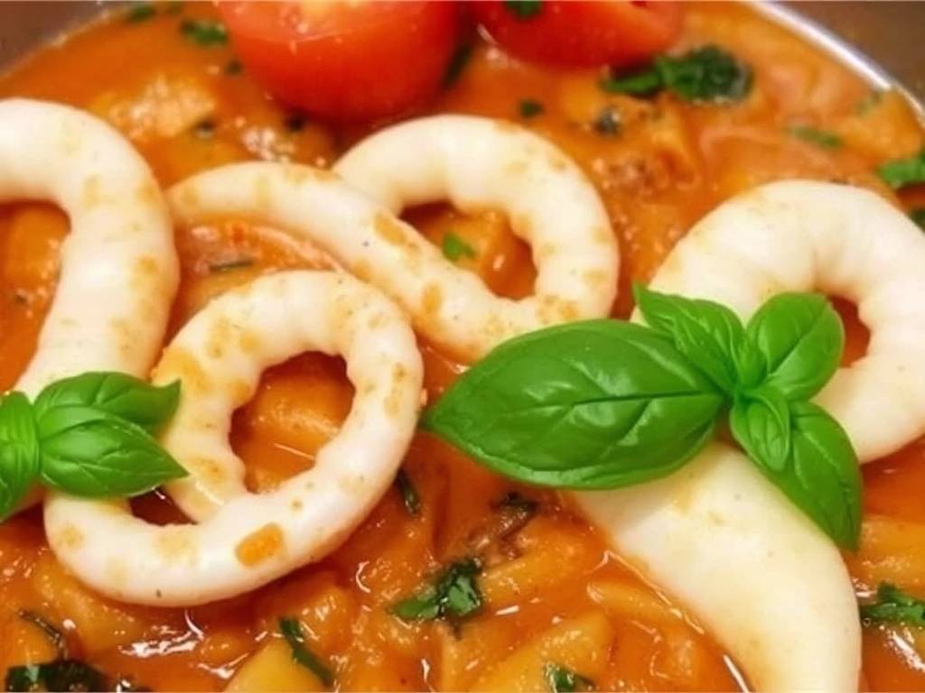 How to Cook Squid with Tomato Sauce and Basil How to Cook Squid with Tomato Sauce and Basil