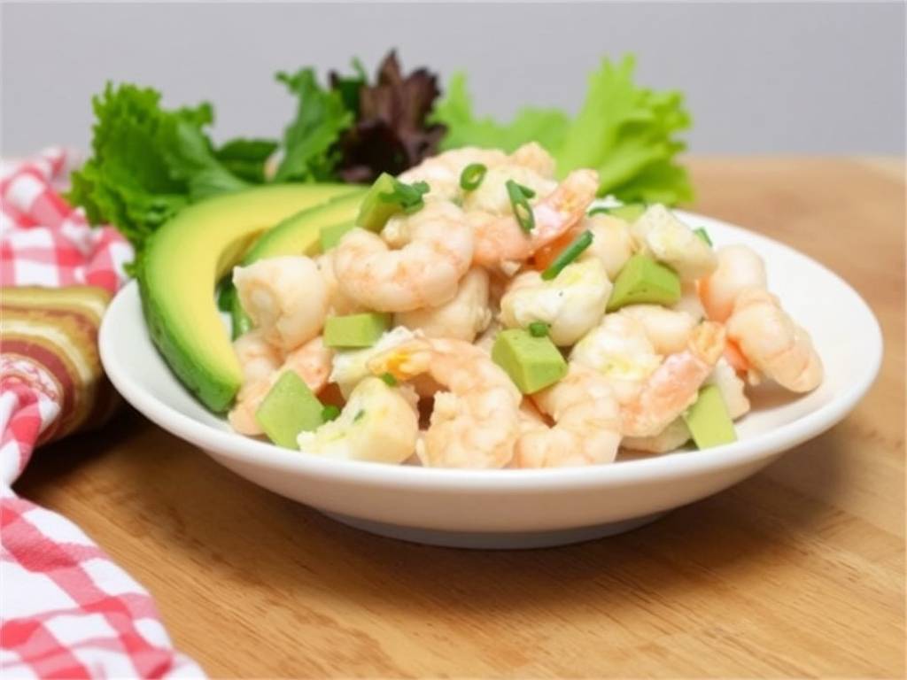 How to Make Shrimp Salad with Mayo and Avocado(1)