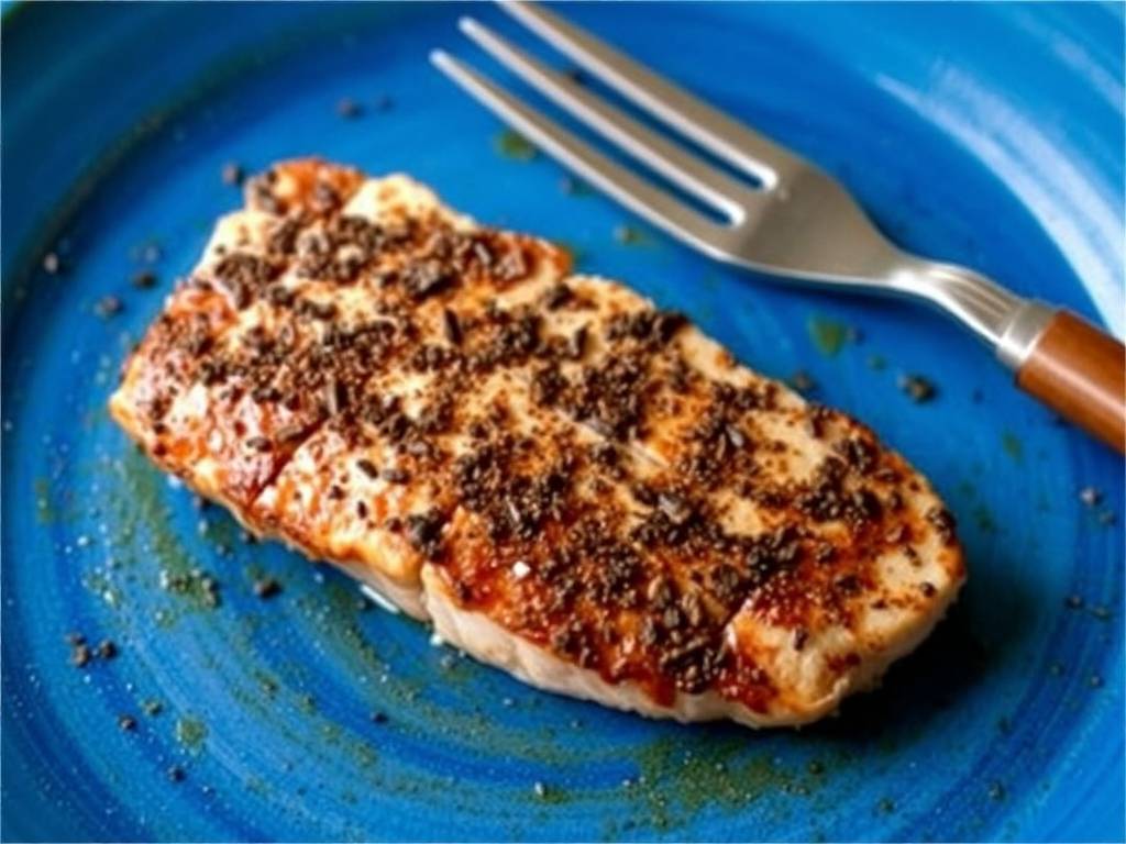 How to Cook Tuna Steak with Blackened Spice(1)