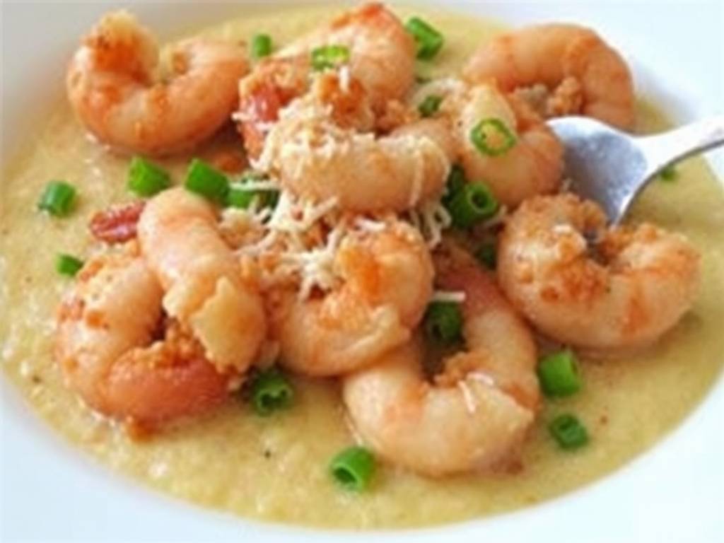 How to Make Shrimp and Grits with Cheese(1)