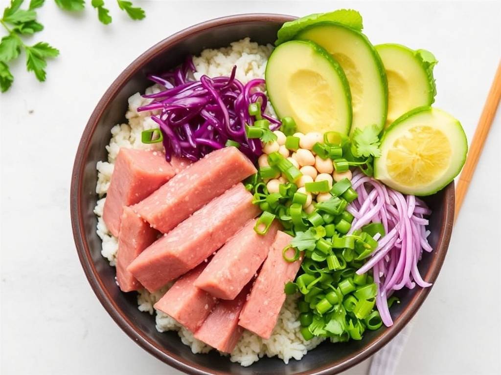 How to Make Tuna Poke Bowl with Rice(1)