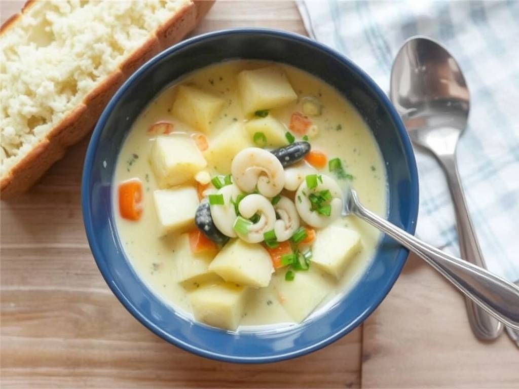 How to Make Seafood Chowder with Potatoes How to Make Seafood Chowder with Potatoes