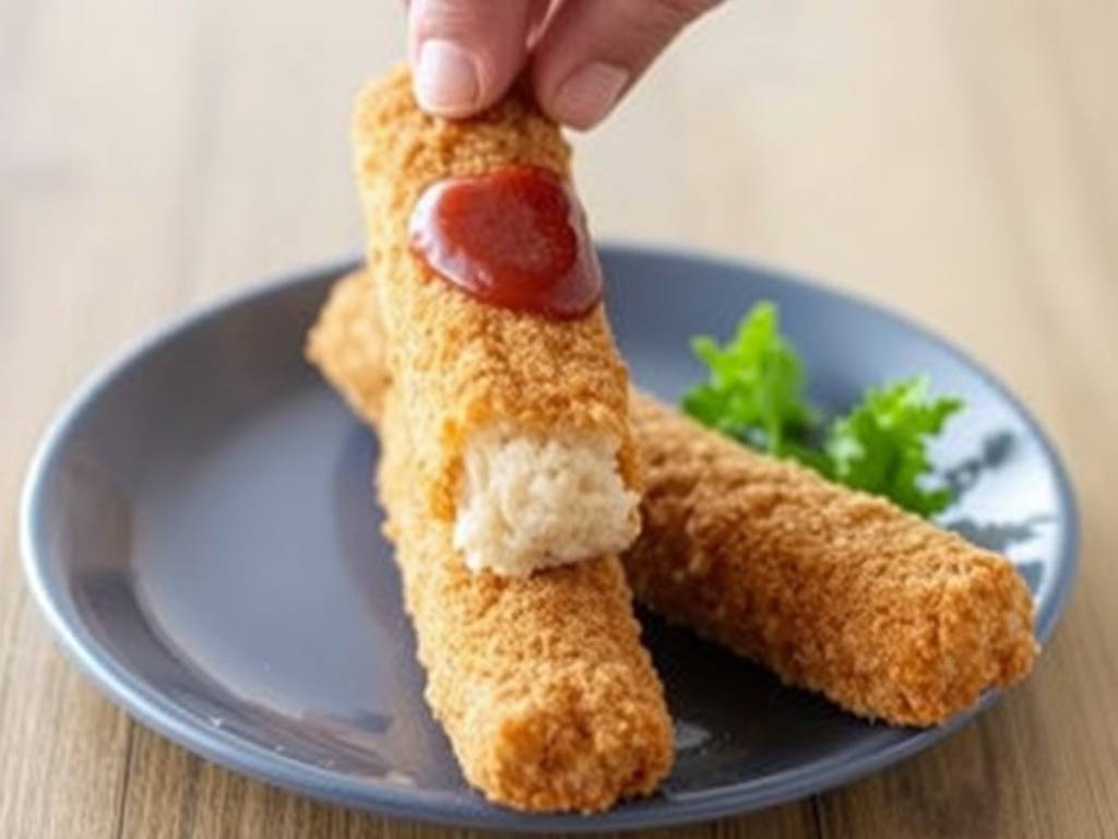 How to Make Fried Fish Sticks with Ketchup How to Make Fried Fish Sticks with Ketchup