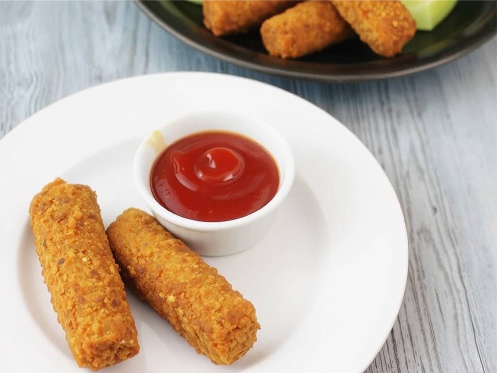 How to Make Fried Fish Sticks with Ketchup(1)