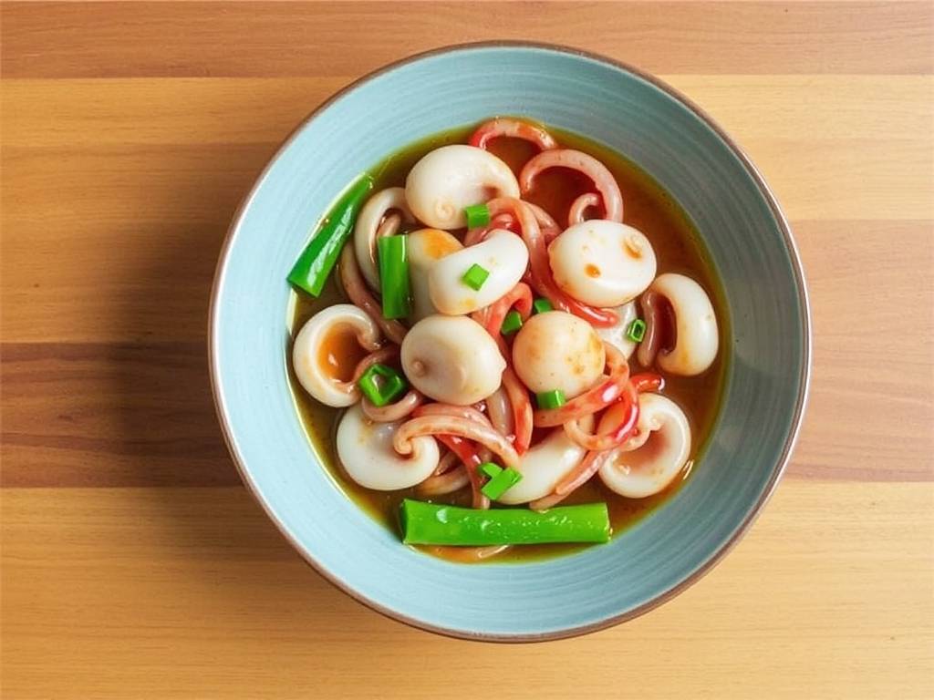 How to Cook Squid with Garlic and Chili Oil Sauce