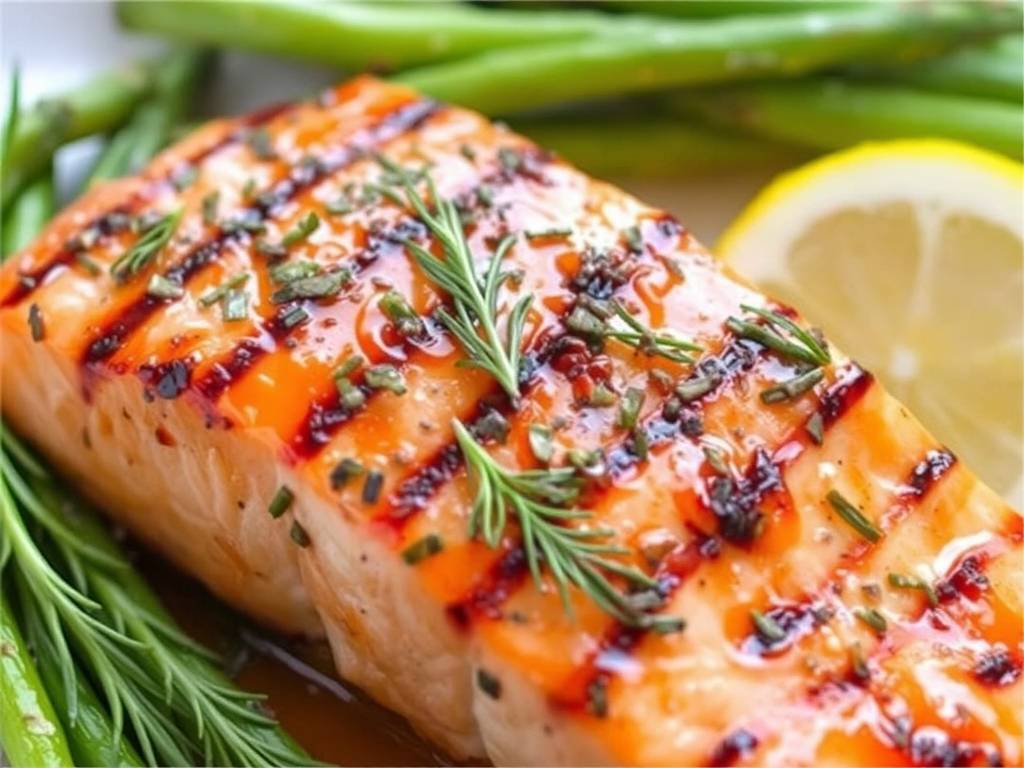 How to Grill Salmon with Honey and Dill(1)