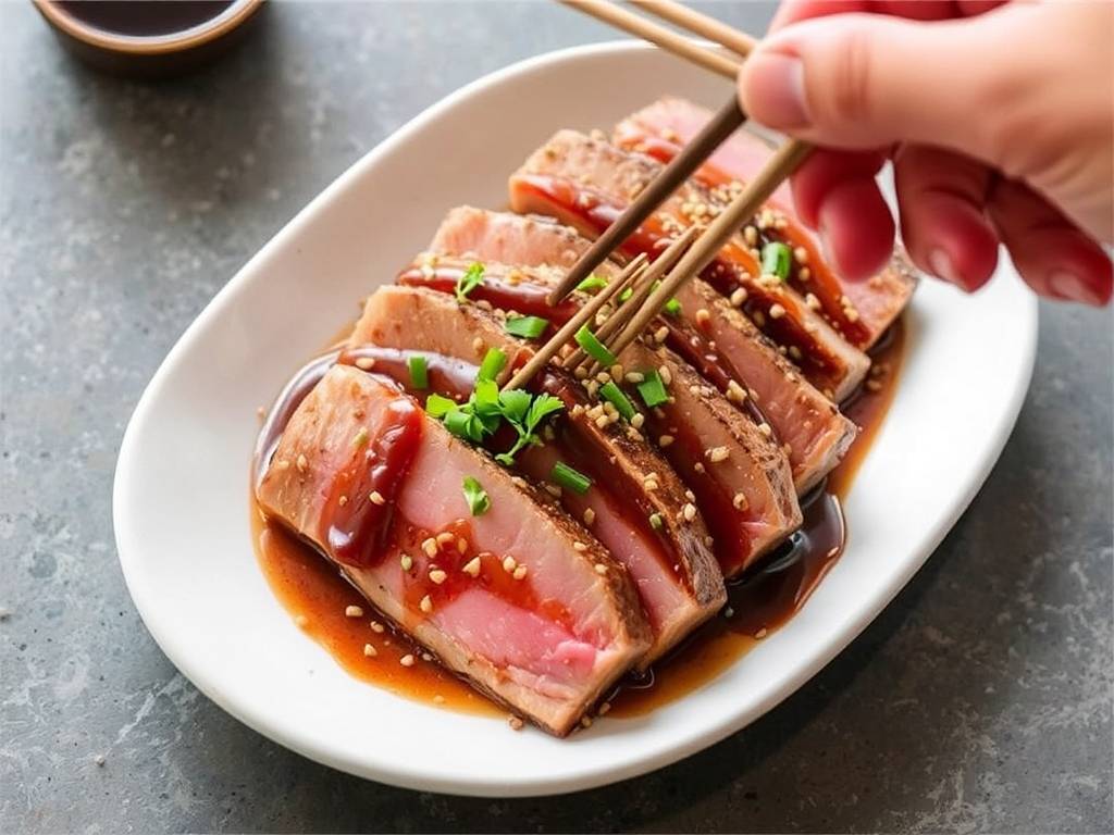 How to Cook Tuna Steak with Soy and Sesame Sauce How to Cook Tuna Steak with Soy and Sesame Sauce