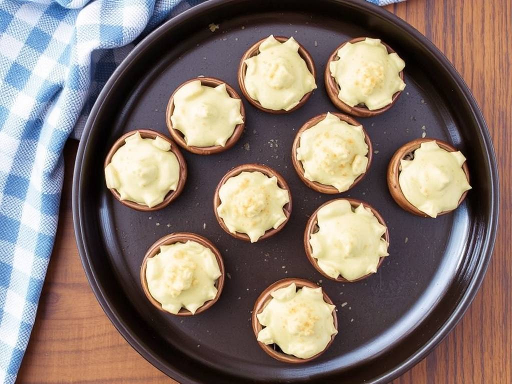 How to Make Crab Stuffed Mushrooms with Cheese(1)