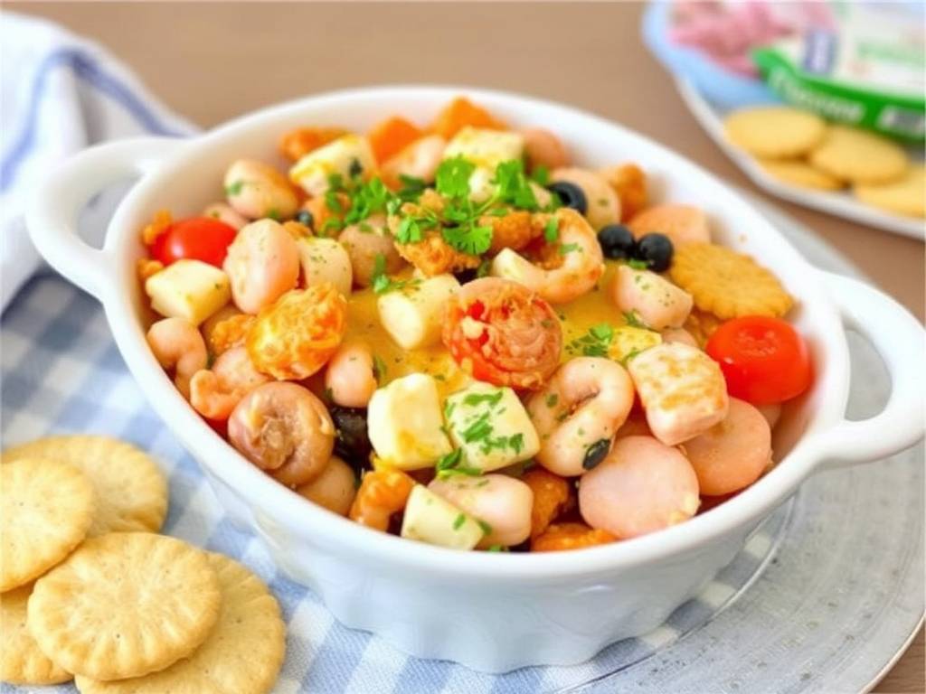 How to Bake Seafood Casserole with Ritz Crackers(1)