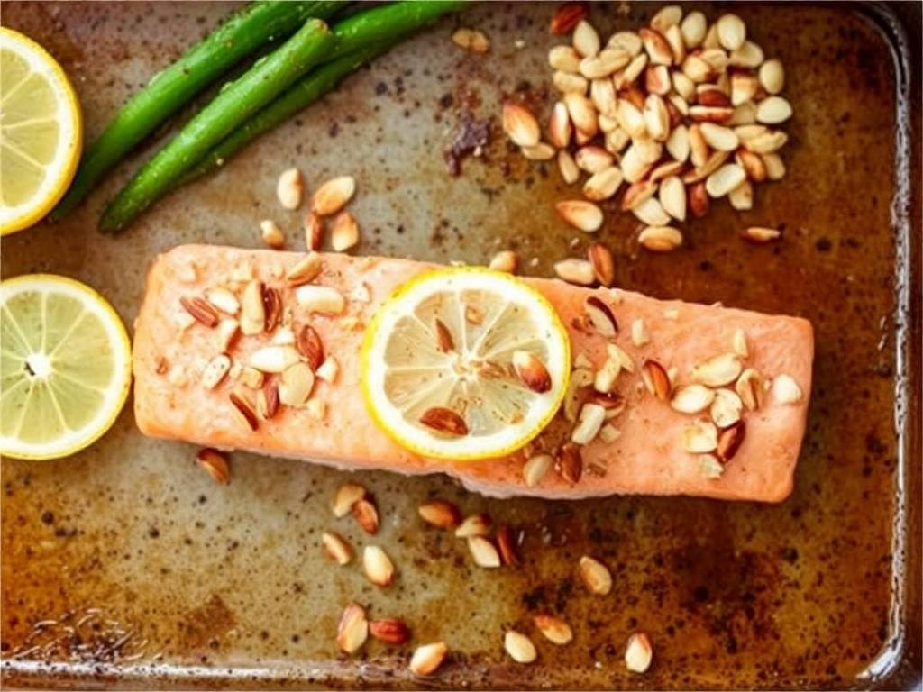 How to Bake Salmon with Almonds and Lemon How to Bake Salmon with Almonds and Lemon