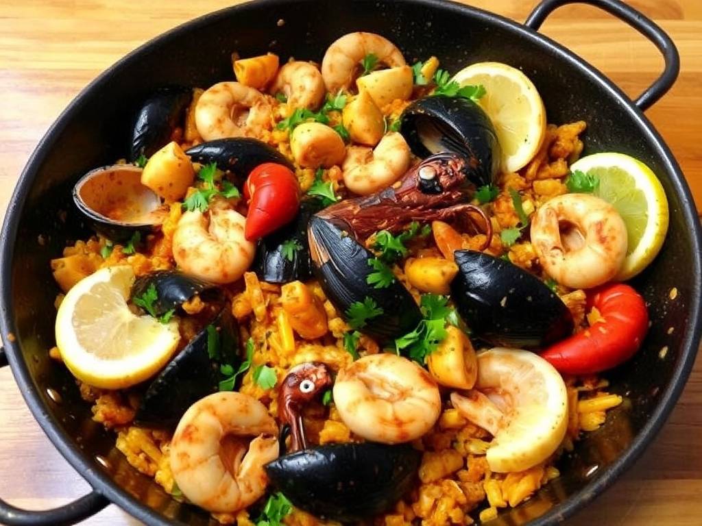How to Make Seafood Paella with Shellfish How to Make Seafood Paella with Shellfish