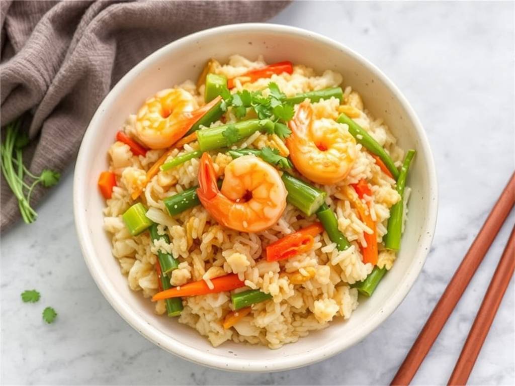 How to Make Shrimp Fried Rice with Veggies(1)
