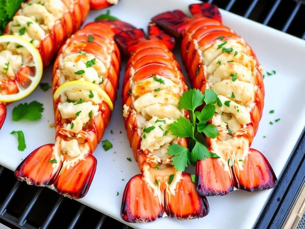 How to Grill Lobster Tails with Lemon and Parsley(1)