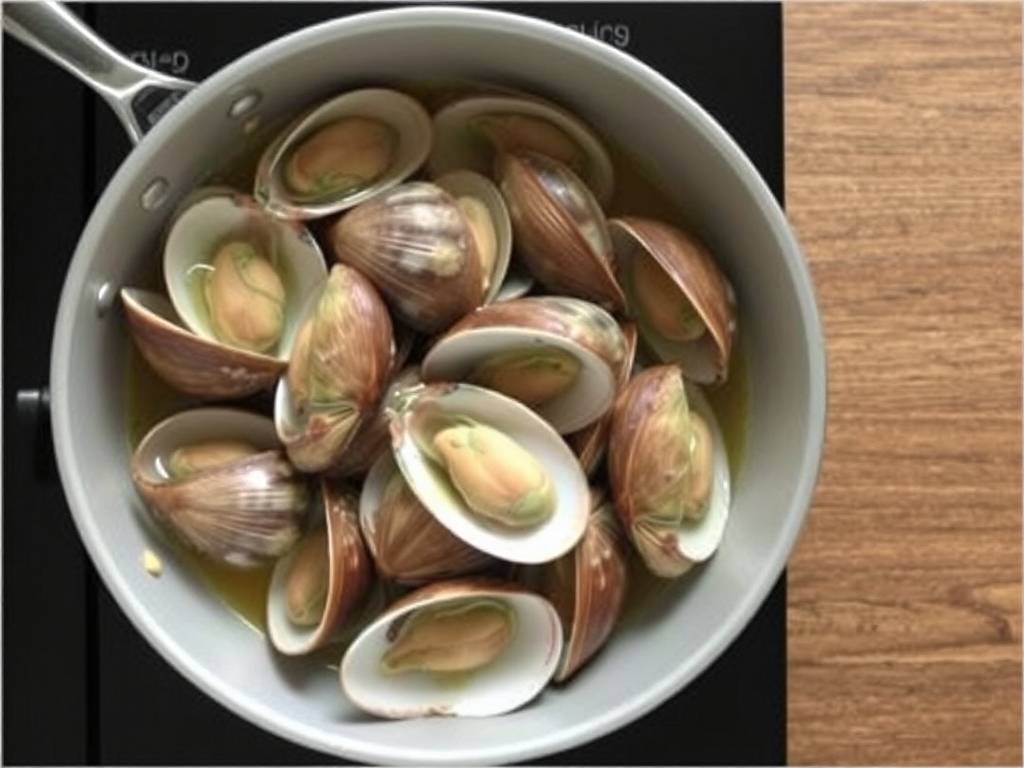 How to Cook Clams with White Wine and Butter Sauce(1)